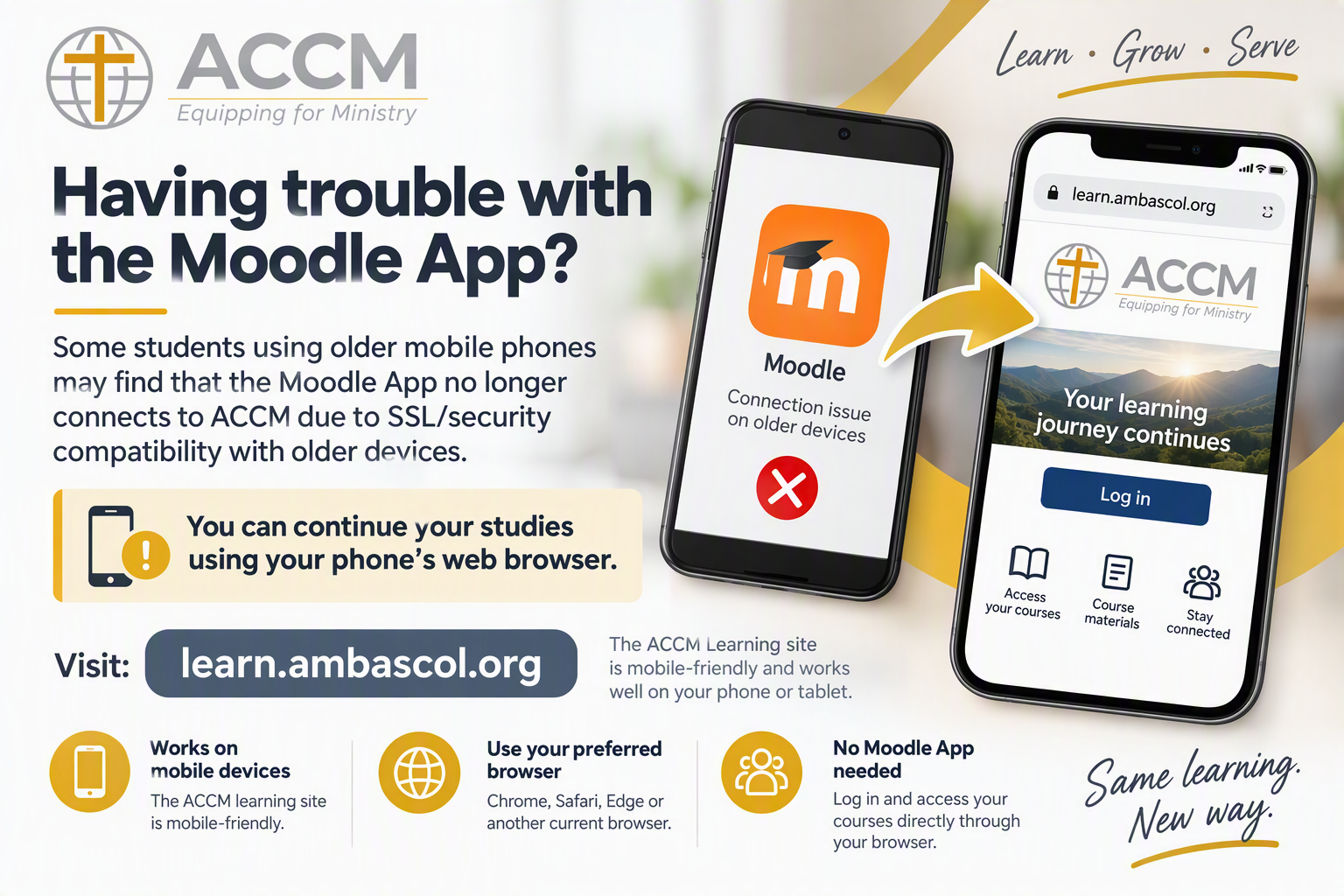 Having trouble with the Moodle App?